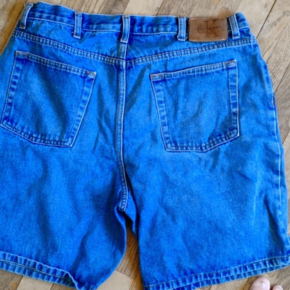 πΊπΈ Denim JEAN UniSex Shorts POLO RALPH LAUREN BANNER Vintage 90's - Picture 11 of 16